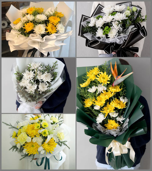 山东潍坊寿光市圣城街道白事花束代送